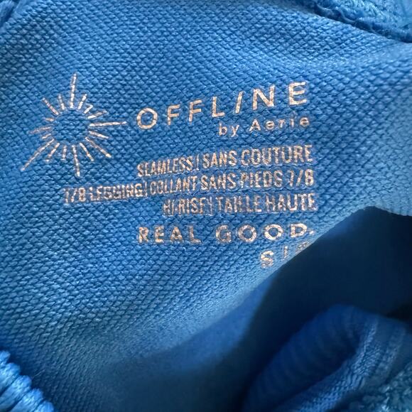 NWT Offline by Aerie Seamless Legging in "Ocean Aqua" Blue Size Small - Picture 13 of 14
